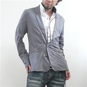 TRテーラードジャケットカーディガン(grn08-123) グレー Mサイズ