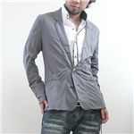 ＴＲテーラードジャケットカーディガン（grn08-123） グレー Lサイズ