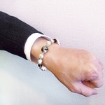 銀の龍彫りブレスレットの詳細ページへ