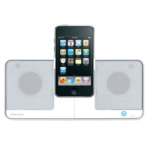 Princeton iPhone/iPod対応コンパクトスピーカー「i-Swing」 ホワイト