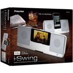 Princeton iPhone/iPod対応コンパクトスピーカー「i-Swing」 ホワイト