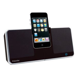 Princeton iPhone/iPod対応コンパクトスピーカー「i-Swing」 ブラック