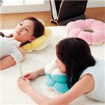 ドーナツクッション ブルー