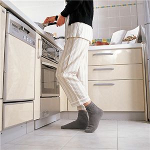 【わけあり】紀州備長炭糸使用 おはようソックス【5足組】