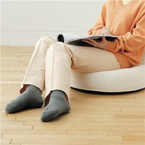 【わけあり】紀州備長炭糸使用 おはようソックス【5足組】