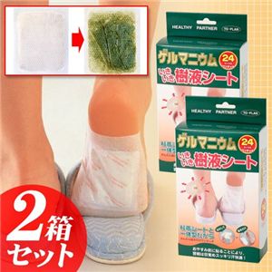 ゲルマニウムいきいき樹液シー　ト（ワンタッチタイプ）　【24枚入り×2箱セット】