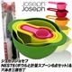 joseph joseph(ジョセフジョセフ) NEST6（ボウルと計量スプーン6点セット）＆穴あき三徳包丁