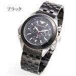EMPORIO ARMANI(エンポリオ・アルマーニ)  クロノグラフ AR0547／ブラック