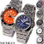 SEIKO(セイコー) SEIKO 5 スポーツ メンズ ブレスウォッチ SNZF19J1／オレンジ・ドット