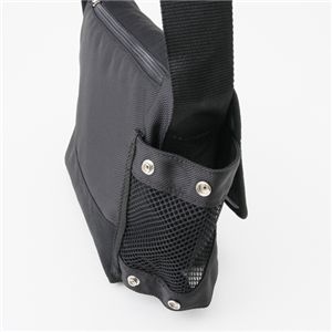 youta(ヨータ) フェイクスエード&ヘリンボーン メッセンジャーバッグM Y-0017/ヘリンボーンブラック