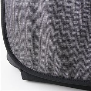 youta(ヨータ) フェイクスエード&ヘリンボーン メッセンジャーバッグM Y-0017/ヘリンボーングレイ