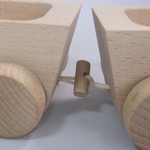 白木の貨物列車