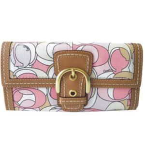 COACH(�R�[�`) �\�[�z�[ �}���` �v�����g �X���� �G���y���[�v �R�܂蒷���z�s���N