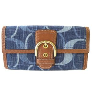 COACH(�R�[�`) �\�[�z�[ �g�[�i�� �X���� �G���x���[�v �R�܂蒷���z�f�j��