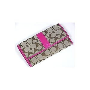 COACH(�R�[�`) �V�O�l�`���[�X�����R�܂蒷���z �s���N