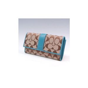 COACH(�R�[�`) �V�O�l�`���[�`�F�b�N�u�b�N�R�܂蒷���z K&T