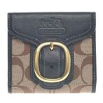 COACH(コーチ) ブリーカーシグネチャーフレンチ財布 ブラック 41534