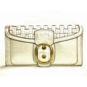 COACH(�R�[�`) �u���[�J�[ ���U�[ �E�[�u�� �X���� �G���x���[�v 3�܂蒷���z �V���o�[ 41567