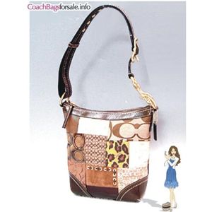 COACH(�R�[�`) �V�O�l�`���[ �p�b�`���[�N �~�f�B�A�� �_�b�t�� �}���`�J���[ 12840-B4MC