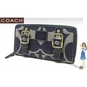 COACH(�R�[�`) �]�[�C �V�O�l�`���[ �f�j�� �A�R�[�f�B�I�� �W�b�v �A���E���h�����z �f�j���^�l�C�r�[ 41858-BDENV