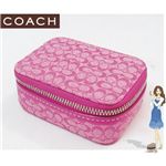 COACH(コーチ) ミニ シグネチャー ピルケース ラズベリー 60157-SRARA