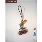 COACH(コーチ) 携帯ストラップ スワロフスキークリスタル チェリー セルフォンランヤード 92430SVMC