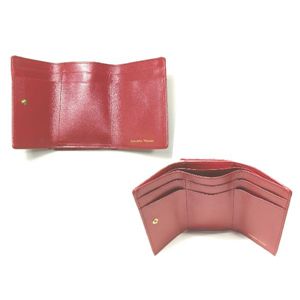 Samantha Thavasa(サマンサタバサ) クロコがま口財布 パールレッド