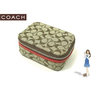 COACH(コーチ) ミニ シグネチャー ピルケース オレンジ 60353