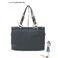 COACH（コーチ） ギャラリー シグネチャー ウィズ パテントトートバッグ ブラック 11658