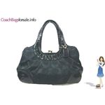 COACH(コーチ) エルゴ シグネチャー プリーテッド フレームド スティッチ ブラック 13610