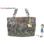 COACH(コーチ) ギャラリー シグネチャー ミラー トート バッグ ブラウン 13026