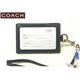 COACH(�R�[�`) ID�J�[�h�l�b�N�X�g���b�v �V�O�l�`���[ �������[�h �u���b�N 60357