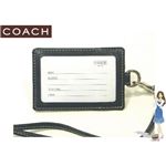 COACH(�R�[�`) ID�J�[�h�l�b�N�X�g���b�v �V�O�l�`���[ �������[�h �u���b�N 60357