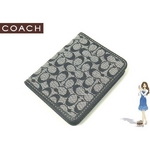 Coach(コーチ) 定期入れ シグネチャー トラベル ピクチャー フレーム パスケース ブラック 60350