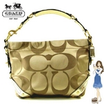 Coach(�R�[�`) �V�����_�[�o�b�O �V�O�l�`���[ �T�e�� �~���[ ���^���b�N ���U�[ �J�[���[ �S�[���h 13008