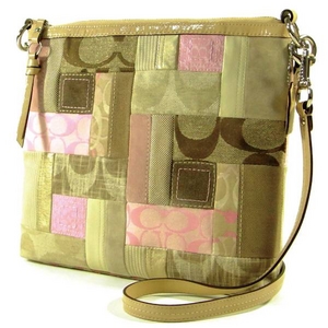 Coach(コーチ) バッグ シグネチャー パッチワーク 2WAY ショルダーバッグ マルチカラー 13723