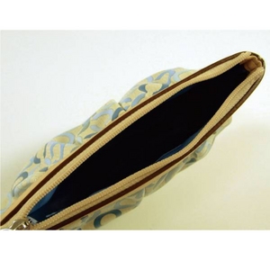 Coach(コーチ) クラッチバッグ リアコーテッド キャンバス リストレット ブルー 42357