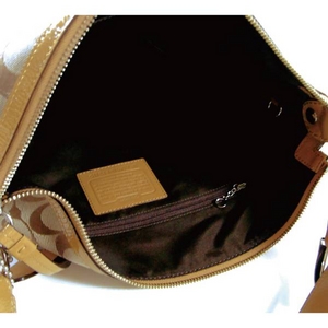 Coach(コーチ) ショルダーバッグ ソーホー シグネチャー ミディアム ホーボー カーキ 13115