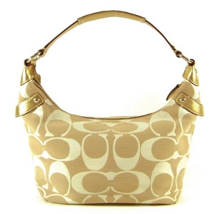 Coach(コーチ) バッグ ペネロピ シャンタン シグネチャー ホーボー カーキ/ゴールド 13291