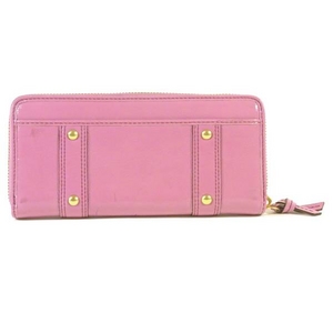 【訳あり】Coach(コーチ) アコーディオン ジップ アラウンド長財布 ゾーイ パテント レザー ピンク 41868