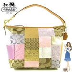 Coach(�R�[�`) �V�����_�[�o�b�O �V�O�l�`���[ �X�g���C�v �p�b�`���[�N ���[�W �}���`�J���[ 11709