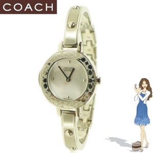 Coach(コーチ) 腕時計 ブリジッド ステンレス スティール バングル ウォッチ 14500985