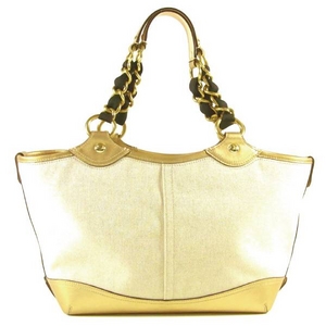 Coach(コーチ) トートバッグ タトゥー キャンバス ゴールド 13661