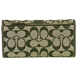 Coach(コーチ) 3つ折り長財布 シグネチャー チェックブック ブラック 41878