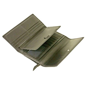 Coach(コーチ) 3つ折り長財布 シグネチャー チェックブック ブラック 41878