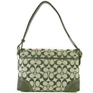 Coach(コーチ) バッグ ハンプトンズ シグネチャー フラップ ブラック 13066