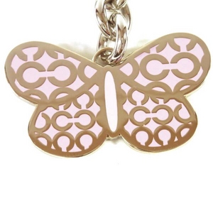 Coach(コーチ) キーホルダー オプアート バタフライ ミックス キーフォブ 92499