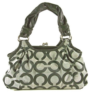 Coach(コーチ) ハンドバッグ パーカー オプ アート サッチェル ブラック 13441