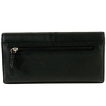 Coach(�R�[�`) 3�܂蒷���z �\�[�z�[ �v���[�e�b�h ���U�[ �`�F�b�N�u�b�N �u���b�N 42814
