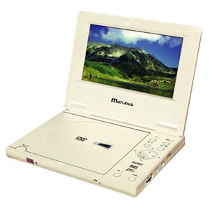 CPRM対応 7インチポータブルDVDプレイヤー CPT-708W